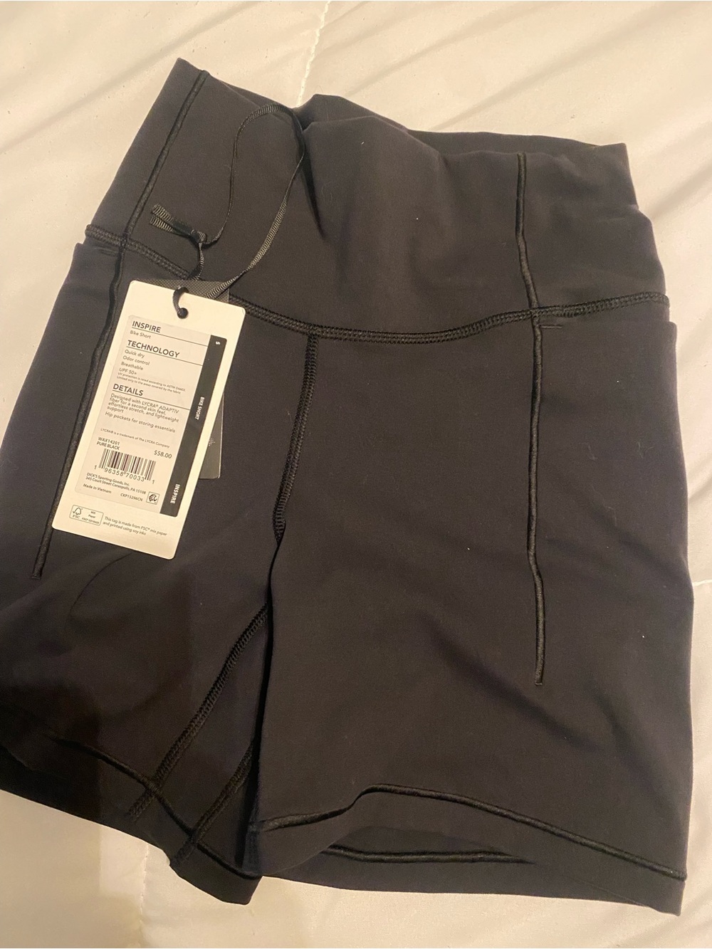 CALIA by Carrie Underwood Black High-Waist Bike Shorts